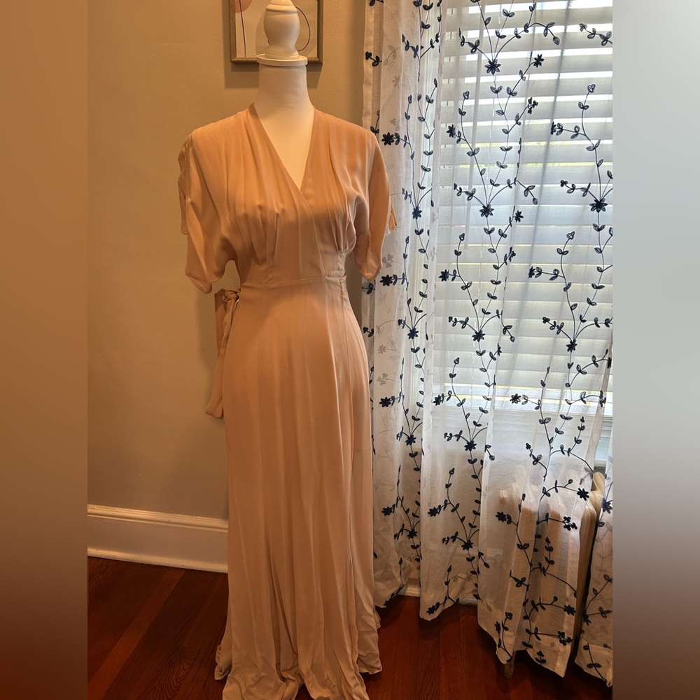 Reformation Blush Wrap Dress